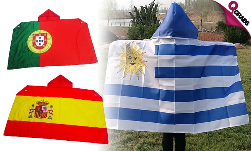 Country Flag Cape with Hood!